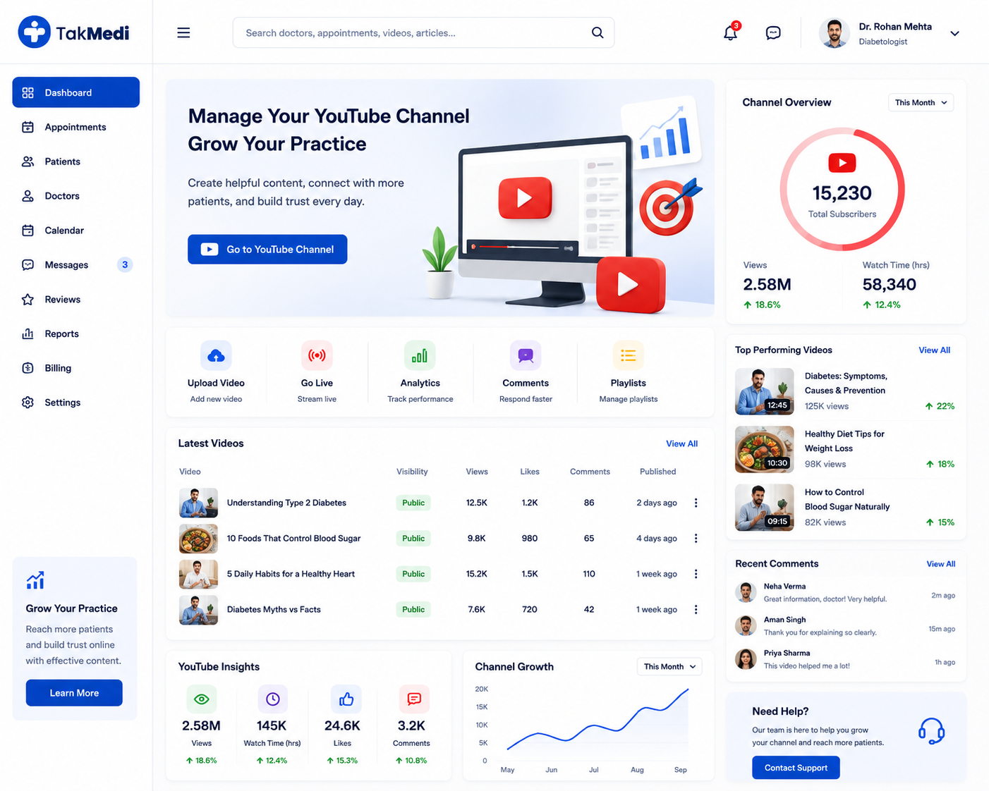 YouTube Management